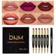 6 Color Matte Lipstick Set, 2 in 1 Lipstick and Lip Liner Set Long Lasting Waterproof Lip Gloss Lip Liner Pencil Pen Set Double-Head Makeup Kits