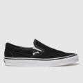 Vans classic slip-on trainers in black & white