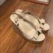 Kate Spade Shoes | Kate Spade Beige Wedge Sandals Size 7 | Color: Cream | Size: 7