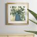 Gracie Oaks Greenery Still Life VI - Picture Frame Painting Print on Canvas Canvas, Solid Wood in Blue/Green | 30.5 H x 30.5 W x 1.5 D in | Wayfair