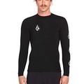 Volcom Men's Stone NEO Jacket Rash Guard Shirt, Black, Medium