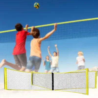 Filet de volley-ball en PE à quatre faces pour l'entraînement le badminton le sport