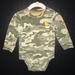 Carhartt One Pieces | Carhartt Long Sleeve Onesie, Camouflage Green/Tan | Color: Cream/Green | Size: 12mb