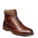 Florsheim Lodge Cap Toe Lace Up Boot - Mens 7.5 Brown Boot Medium