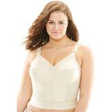 Plus Size Women's Exquisite Form® Fully® Longline Wireless Bra 5107532 by Exquisite Form in Beige (Size 44 C)