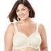 Plus Size Women's Exquisite Form® Fully® Original Support Wireless Bra #5100532 by Exquisite Form in Beige (Size 44 D)