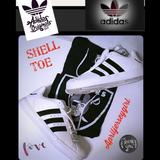 Adidas Shoes | Adidas Superstar Shell Toe Athletic Sneakers | Color: Black/White | Size: 8