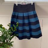 Anthropologie Skirts | Anthropologie Girls From Savoy Skirt | Color: Black/Blue | Size: Medium/Large