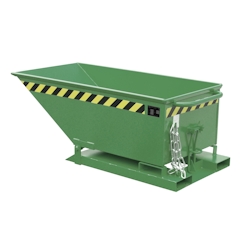 Kippmulde Kipper KN 250 lackiert RAL6011 Resedagrün Stapler Anbaugerät Image