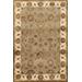 "Agra Collection Hand-Knotted Silk and Wool Area Rug- 4' 1"" X 6' 2"" - Pasargad Home PPS-3 CAMEL 4X6"