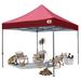 ABCCANOPY Commercial 10 Ft. W x 10 Ft. D Metal Pop-Up Canopy The Pop Up Canopies Metal/Soft-top in Black | 133 H x 120 W x 120 D in | Wayfair