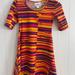 Lularoe Dresses | Lularoe Multicolored Dress | Color: Orange/Purple | Size: 2tg