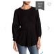 Free People Tops | Free People Empire Kimono Top Blouse | Color: Black | Size: Xs