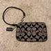 Coach Bags | Coach Wristlet In Classic Pattern | Color: Black/Gray | Size: Os