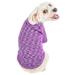 Purple Active 'Warf Speed' Heathered Ultra-Stretch Sporty Performance Dog T-Shirt, Large