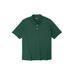 Men's Big & Tall Shrink-Less™ Lightweight Polo T-Shirt by KingSize in Hunter (Size 5XL)