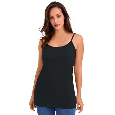 Plus Size Women's Stretch Cotton Cami by Jessica L...