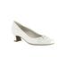 Women's Waive Pump by Easy Street® in White (Size 7 1/2 M)