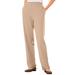 Plus Size Women's 7-Day Knit Straight Leg Pant by Woman Within in New Khaki (Size 6X)