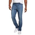 Men's Big & Tall Liberty Blues™ Straight-Fit Stretch 5-Pocket Jeans by Liberty Blues in Blue Wash (Size 58 38)