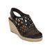 Women's The Karen Espadrille by Comfortview in Black (Size 9 1/2 M)