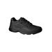 Women's Stability Walker Sneaker by Propet in Black Leather (Size 10 D(W))