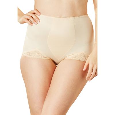 Plus Size Women's Tummy Control Brief by Rago in Beige (Size XL) Body Shaper