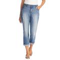 Plus Size Women's Girlfriend Stretch Jean by Woman Within in Distressed (Size 24 W)