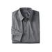 Men's Big & Tall KS Signature Wrinkle-Free Long-Sleeve Dress Shirt by KS Signature in Steel (Size 18 35/6)