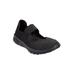 Wide Width Women's CV Sport Pammi Sneaker by Comfortview in Black (Size 7 W)