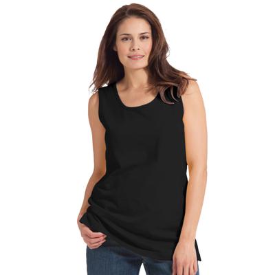 Plus Size Women's Perfect Scoopneck Tank by Woman Within in Black (Size L) Top
