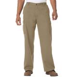 Men's Big & Tall Boulder Creek® Renegade Side-Elastic Waist Cargo Pants by Boulder Creek in Dark Khaki (Size 54 38)