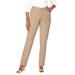 Plus Size Women's Classic Cotton Denim Straight-Leg Jean by Jessica London in New Khaki (Size 12) 100% Cotton