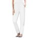 Plus Size Women's Straight Leg Fineline Jean by Woman Within in White (Size 14 W)