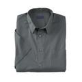 Men's Big & Tall KS Signature Wrinkle-Free Short-Sleeve Dress Shirt by KS Signature in Steel (Size 17 1/2)