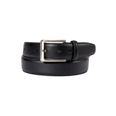 Men's Big & Tall Premium Dress Belt by KingSize in Black (Size 56/58)