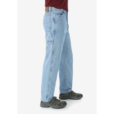 Men's Big & Tall Loose Fit Carpenter Jeans by Wrangler in Vintage Indigo (Size 60 30)