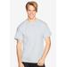 Men's Big & Tall Hanes® ComfortBlend® EcoSmart® Crewneck T-Shirt by Hanes in Ash (Size 4XL)