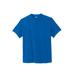 Men's Big & Tall Shrink-Less™ Lightweight Henley T-Shirt by KingSize in Royal Blue (Size 5XL) Henley Shirt