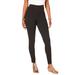 Plus Size Women's Ankle-Length Essential Stretch Legging by Roaman's in Black (Size L) Activewear Workout Yoga Pants