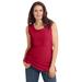 Plus Size Women's Perfect Scoopneck Tank by Woman Within in Classic Red (Size M) Top