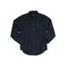 Men's Big & Tall Long-Sleeve Cotton Work Shirt by Wrangler® in Navy (Size XL)