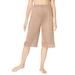 Plus Size Women's Snip-To-Fit Culotte by Comfort Choice in Nude (Size 4X) Full Slip