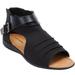 Extra Wide Width Women's The Payton Shootie by Comfortview in Black (Size 10 WW)