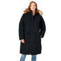 Plus Size Women's The Arctic Parka™ in Extra Long Length by Woman Within in Black (Size 14/16) Coat