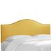 Ashland Nail Button Headboard by Skyline Furniture in Linen French Yellow (Size FULL)