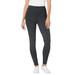 Plus Size Women's Stretch Cotton Printed Legging by Woman Within in Black Dot (Size 5X)