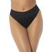 Plus Size Women's High Leg Swim Brief by Swimsuits For All in Black (Size 14)