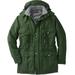 Men's Big & Tall Boulder Creek Fleece-Lined Parka with Detachable Hood and 6 Pockets by Boulder Creek in Olive (Size 5XL) Coat