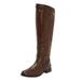 Women's The Malina Wide Calf Boot by Comfortview in Brown (Size 9 1/2 M)